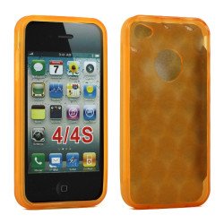 iPhone 4S 4 Bubble Gel Case (Yellow)